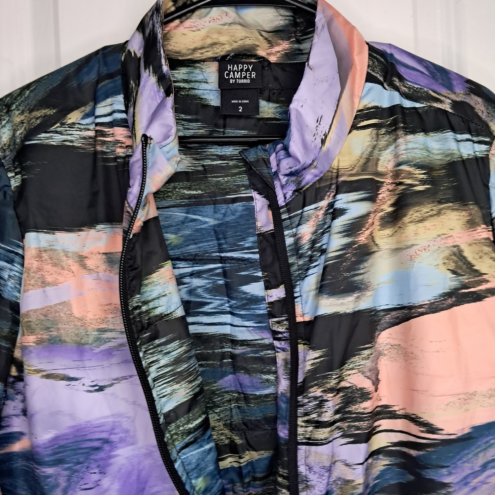 Happy Camper By Torrid Multicolor Jacket. - Picture 7 of 8